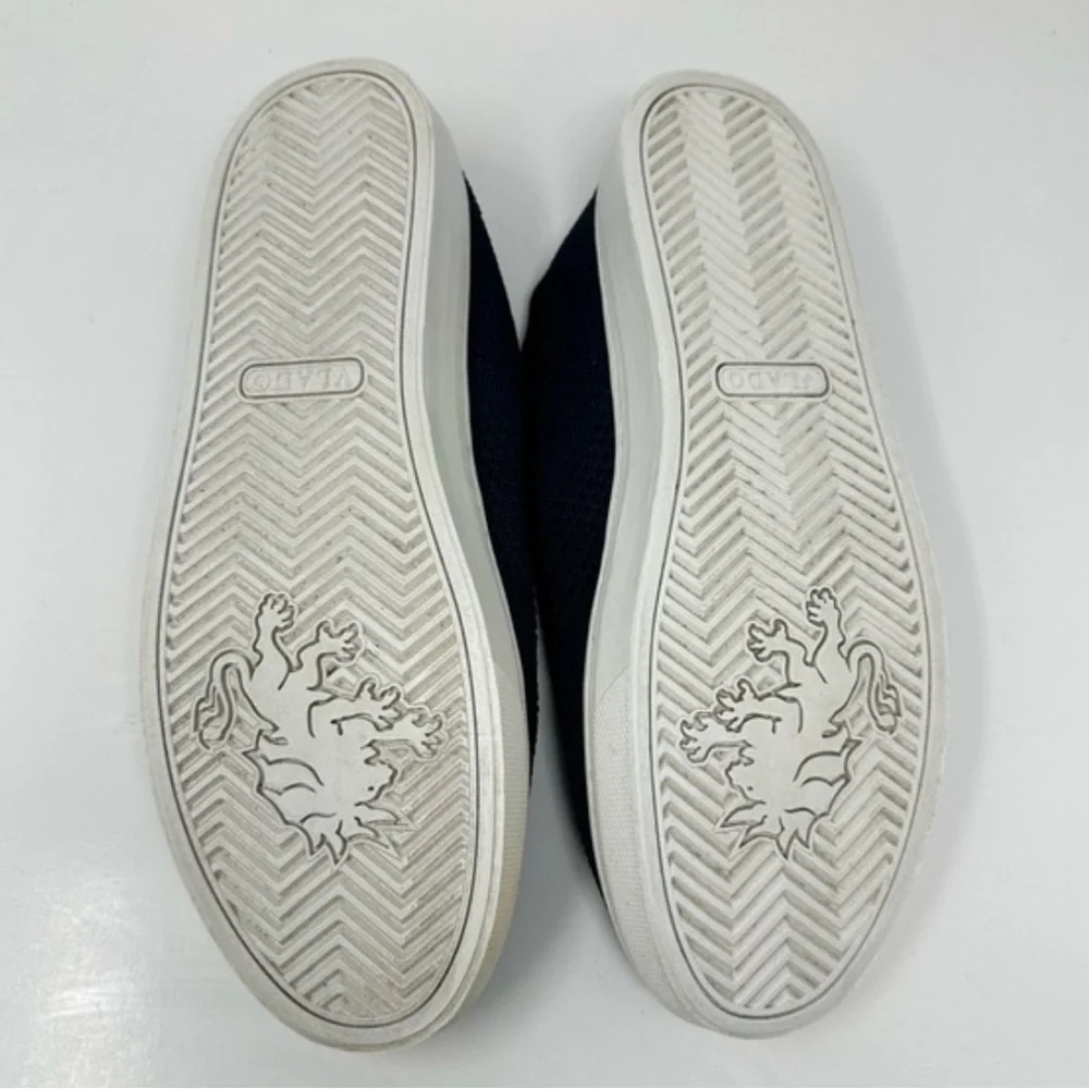 Vlado Venice Wingtip Knitted Textile Casual Sneakers Blue Size 10